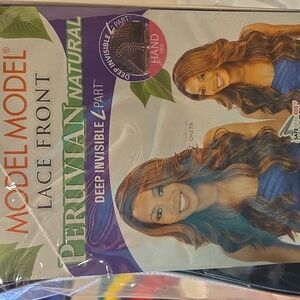 Model Model Deep Invisible L-Part Lace Front Wig, Style Alpine Meadow OM27P